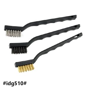 3pc Plastic Wire Brush Set