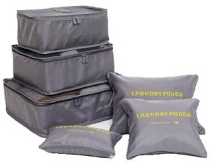 Travel Storage Cube Bag 6 Pcs Set, Organize Pouch Luggage Organizers