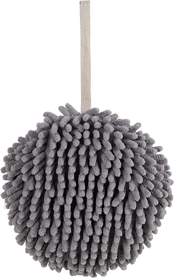 Hand Dry Towel, Chenille Handball Towel Hanging Fast Drying Hand Towel with Soft & Plush Microfiber Material Soft Feel, Quick Dry, Highly Absorbent