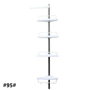 Shower Shelf Bathroom Corner Shelves 4 Layers Adjustable Telescopic Organizer