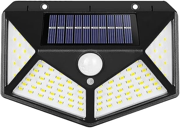 LED Bright Outdoor Solar Lights with Motion Sensor Solar Powered Wireless Waterproof Night Spotlight for Outdoor