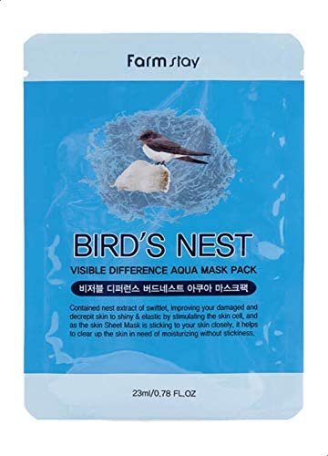 Farm Stay Bird's Nest Visible Difference Aqua Mask