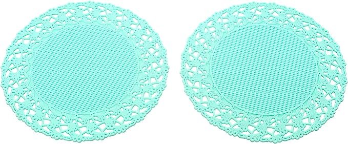 Silicon Coaster Set Of 2 Pieces For Kitchen Pots Round Shape