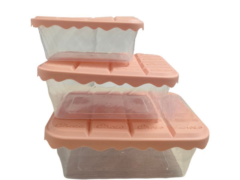 chocolate Box - 3 Pcs - Food Storage Boxes