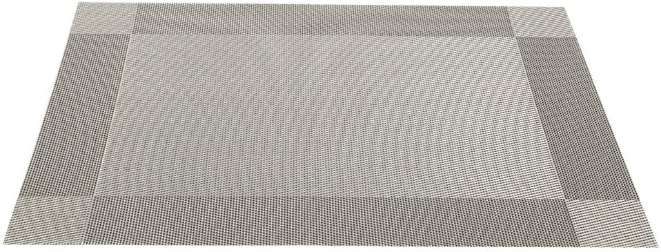 1 pc PVC Square Placemat Easy to Clean, Heat Resistant Non-Slip Mat Suitable for Outdoor Waterproof Kitchen and Restaurant Mats random shape and color