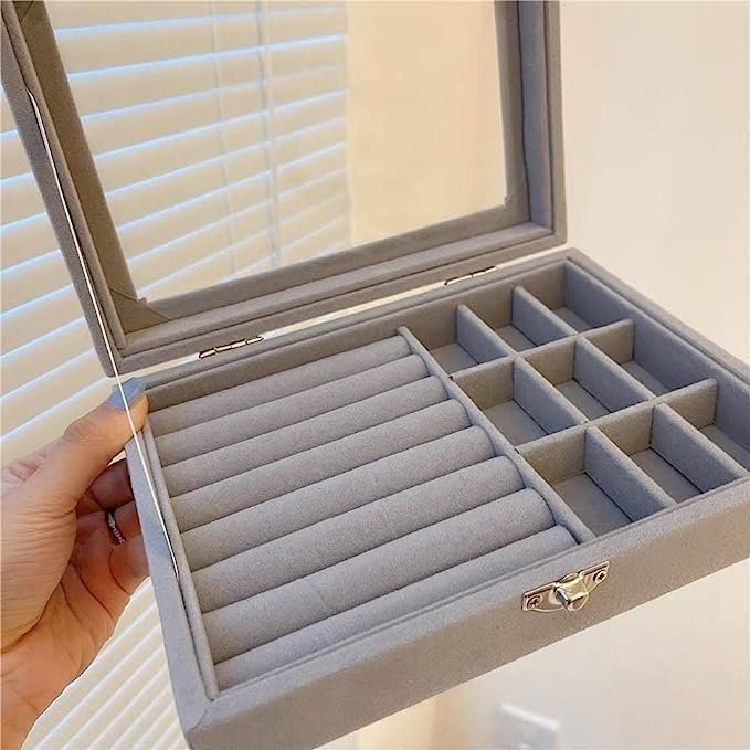 Divided plush accessories box