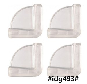 Corner Cushions Transparent 4pcs