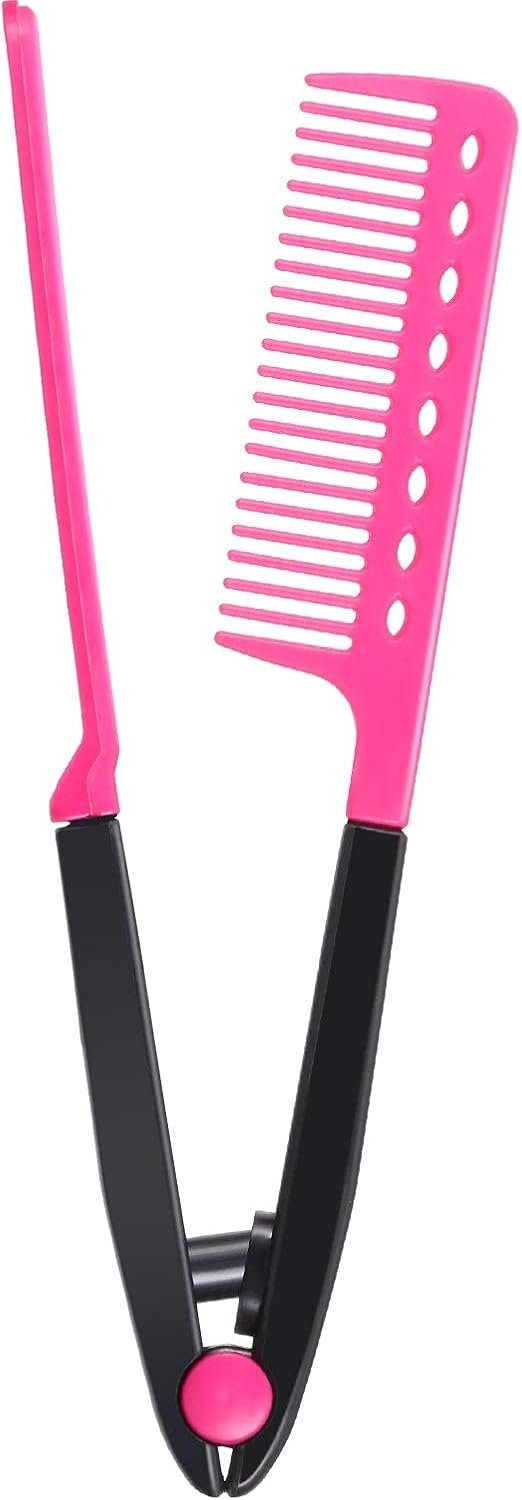 Hair Straightening Comb, Flat Iron for Gorgeous, Firm Grip Flat Iron, Straightening for Knotted, Styling for Unruly