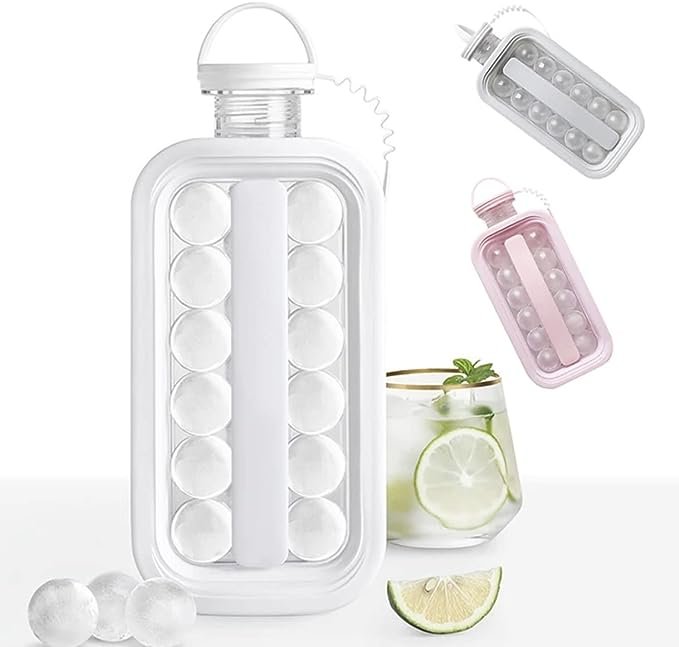 Plastic Ice cube Making Bottle With 17 Slots