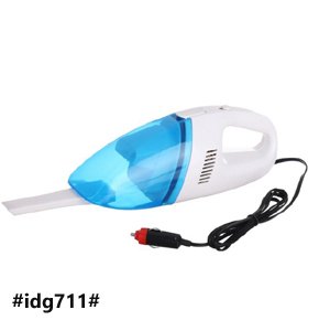 Portable Vacuum Cleaner for Cars - White and Light Blue