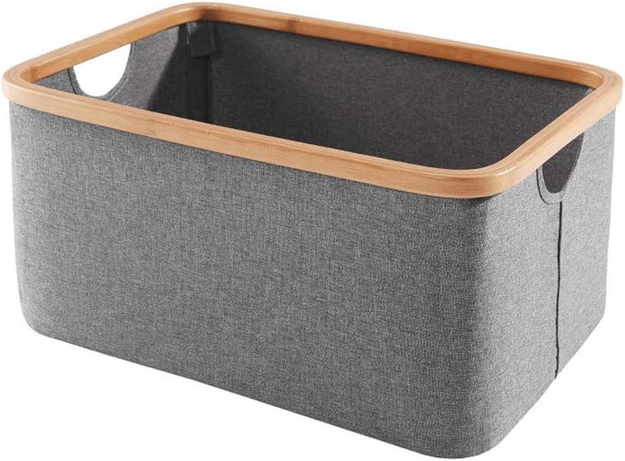 Laundry Hamper Cloth Laundry Basket with Handle Foldable Clothes Hamper Space Saving Laundry Bin Laundry Baskets for Home Bedroom Bathroom (small)