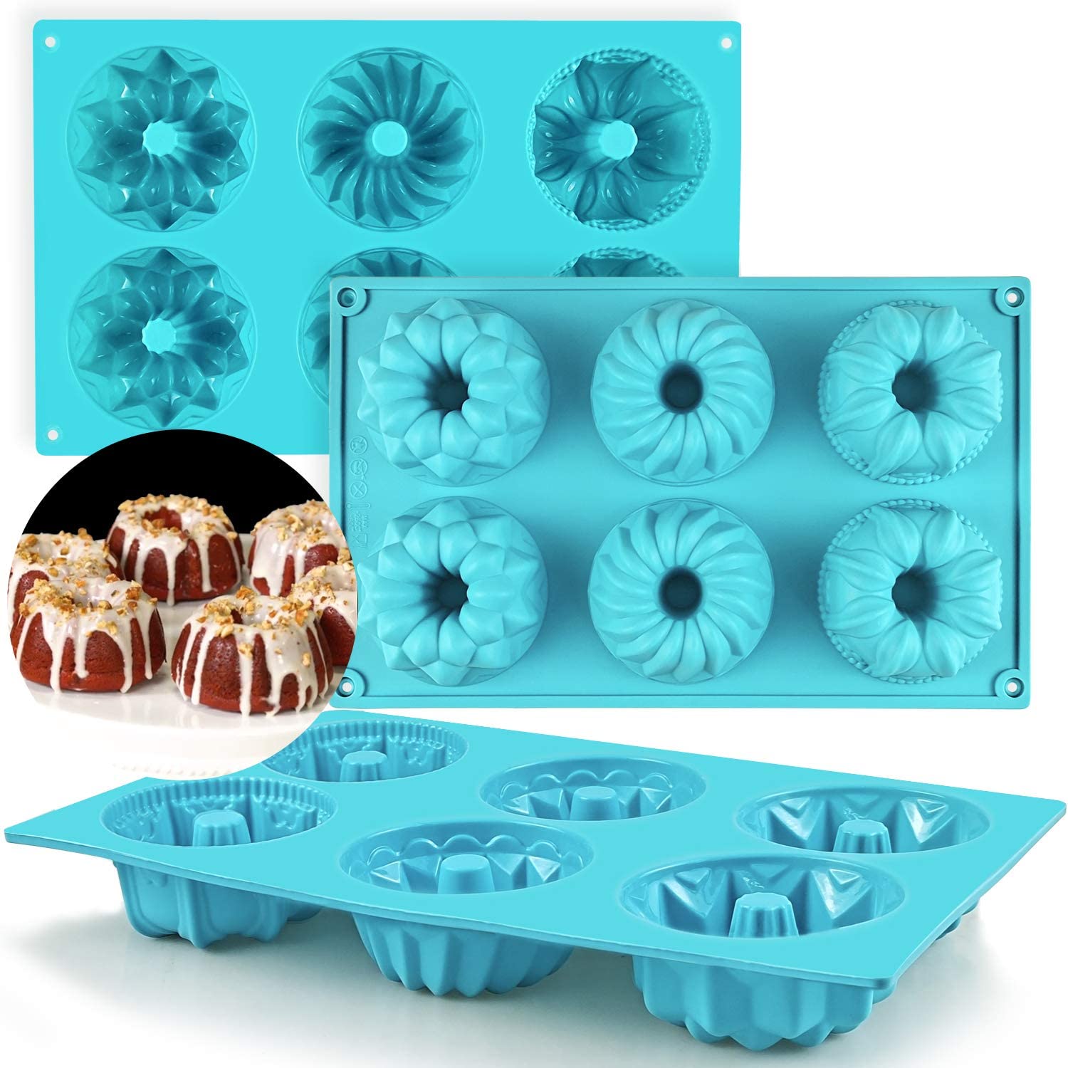 Silicone bundt hotsell cake pan