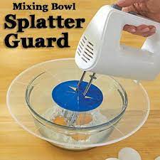 Mixer Splatter Guard, Splashproof Cover For Egg Bowl Whisks Screen Cover  Baking Splash Guard Bowl