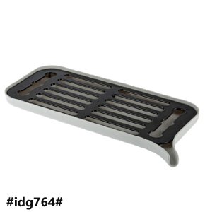 Girnees Di-07 Polypropylene Plastic Tray Rack Cum Drainer, White