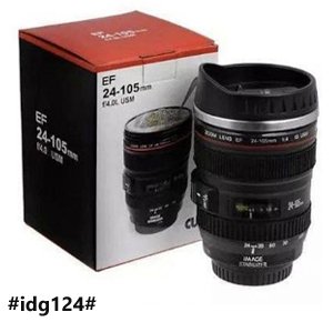 Lens shaped thermal Mug - Stainless steel inside Perfect gift for photographers