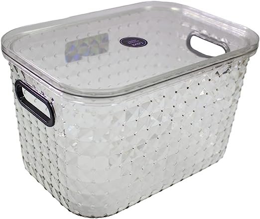 Container Organizer Diamond Pattern Bathroom Organizing