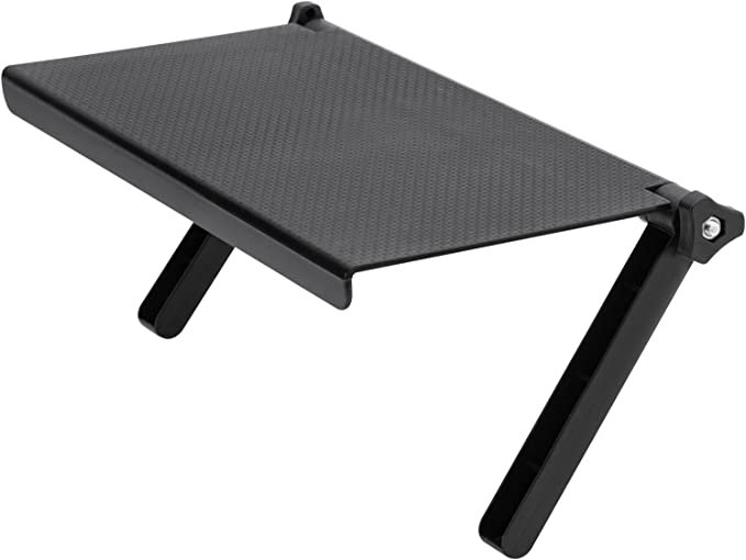 Foldable Monitor Mount Organizer Stand, Screen Top Shelf TV, Adjustable Screen Shelf Screen Storage Rack Foldable Monitor Top Shelf Mount Organizer for Flat Screen TV Computer