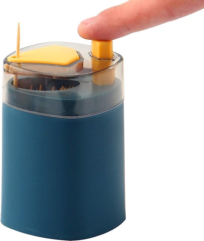 Toothpick Holder Dispenser, Pop-Up Automatic Toothpick Dispenser, Toothpick Storage Box