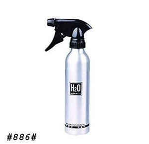 H2o Stainless Steel Spray Bottle Refillable Mist cleaning Spray Bottle 250 ml Mist Empty Sprayer for Cleaning Solutions Disinfection (Cylinder) random color