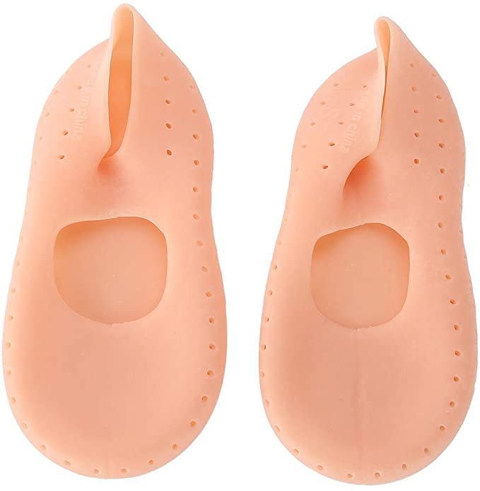 1 Pair Silicone Socks, Foot Anti-ing Protector Foot Care Tool Prevention Socks Moisturizing Silicone Sock for Moisturizing Foot Heel and Prevent Dry Heel