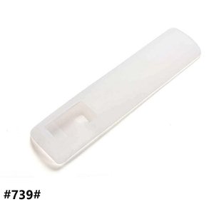 Remote Protective Case Remote Control Protective Cover Silicone Rubber Waterproof Clear Protector Case Cover Skin for TV Air Condition Remote Controller medium, large