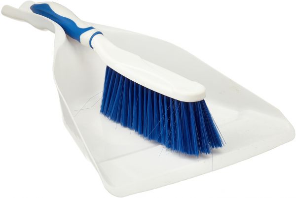 Broom and Dustpan with 2 Cleaning Brushes and Glass Wiperمقشة وجاروف مع ...