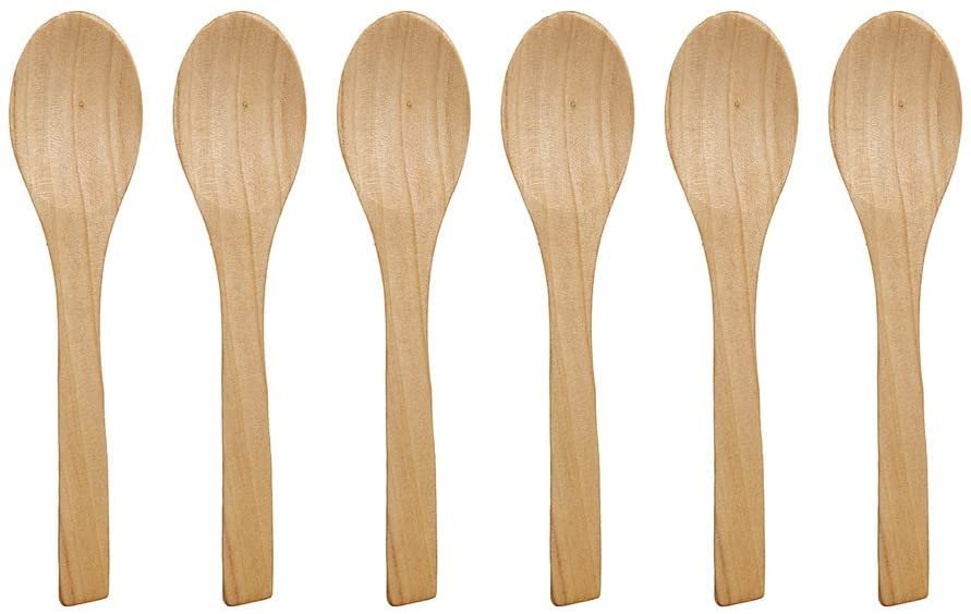 Kitchen Mini Spoon 6 Piece Set, Beige