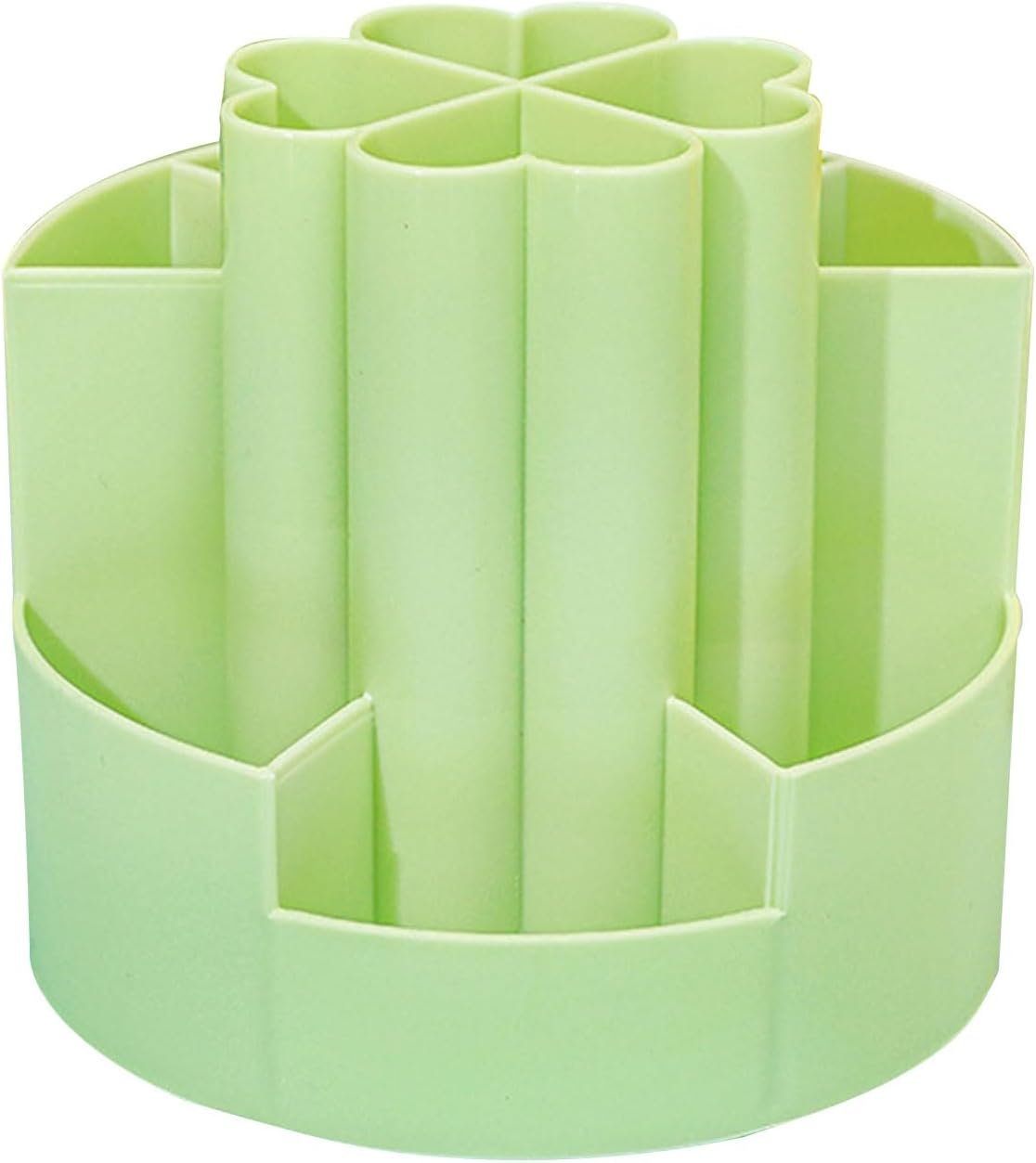 Plastic Pen Container Rotatable Desk Makeup Brush Pen Holder Storage Cup Desk Stationery Organizer Table Pen Organizer