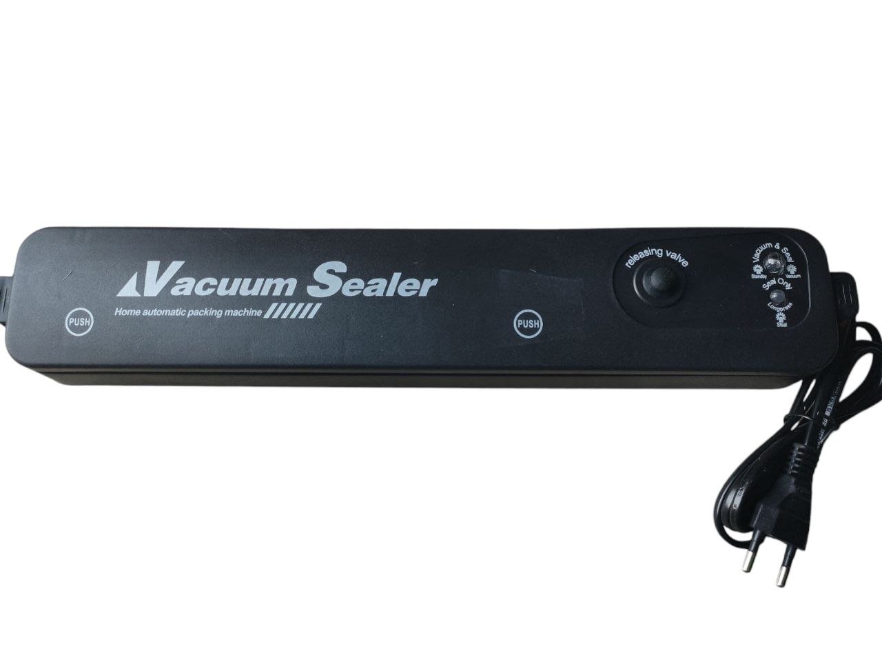 Ac100-240 V 90W Full- Automatic Electric Vacuum Film Sealing Machine Vacuum Packer Includes Of 10 Bags For Home Kitchen 37.5 * 7 * 8.5Cm