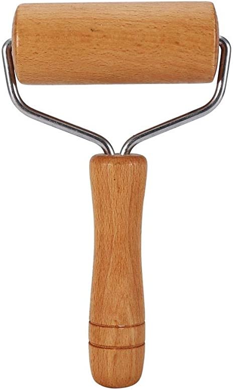 T Shape Pastry Roller, Fondant Bakery for Kitchen Pin Pastry Tool Dough Roller Wooden Multifunction Cookie Pizza Rolling Pin Pasta Hand Chapati