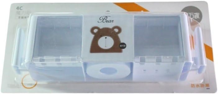 Rectangular Plastic Toothbrush Holder