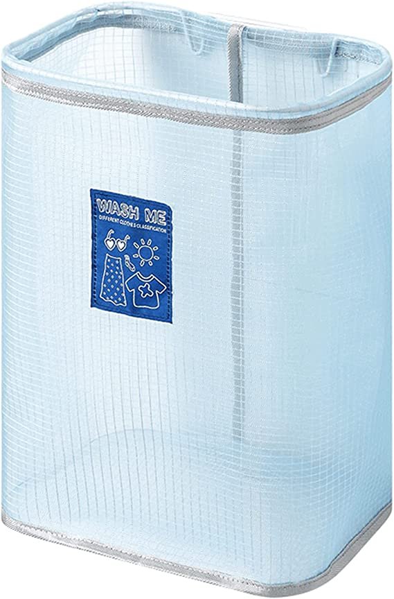 Laundry Bag Collapsible Washing Laundry Basket Clothes Hamper Wall Mount Single Laundry Bag for Bedroom
