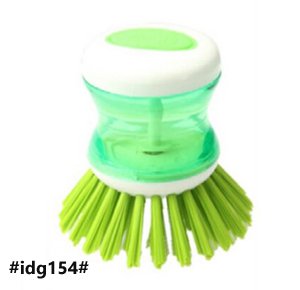 Dish Cleaning Brush with Liquid Soap Dispenser for Kitchen Washing Nylon Dish Cleaning Brushes