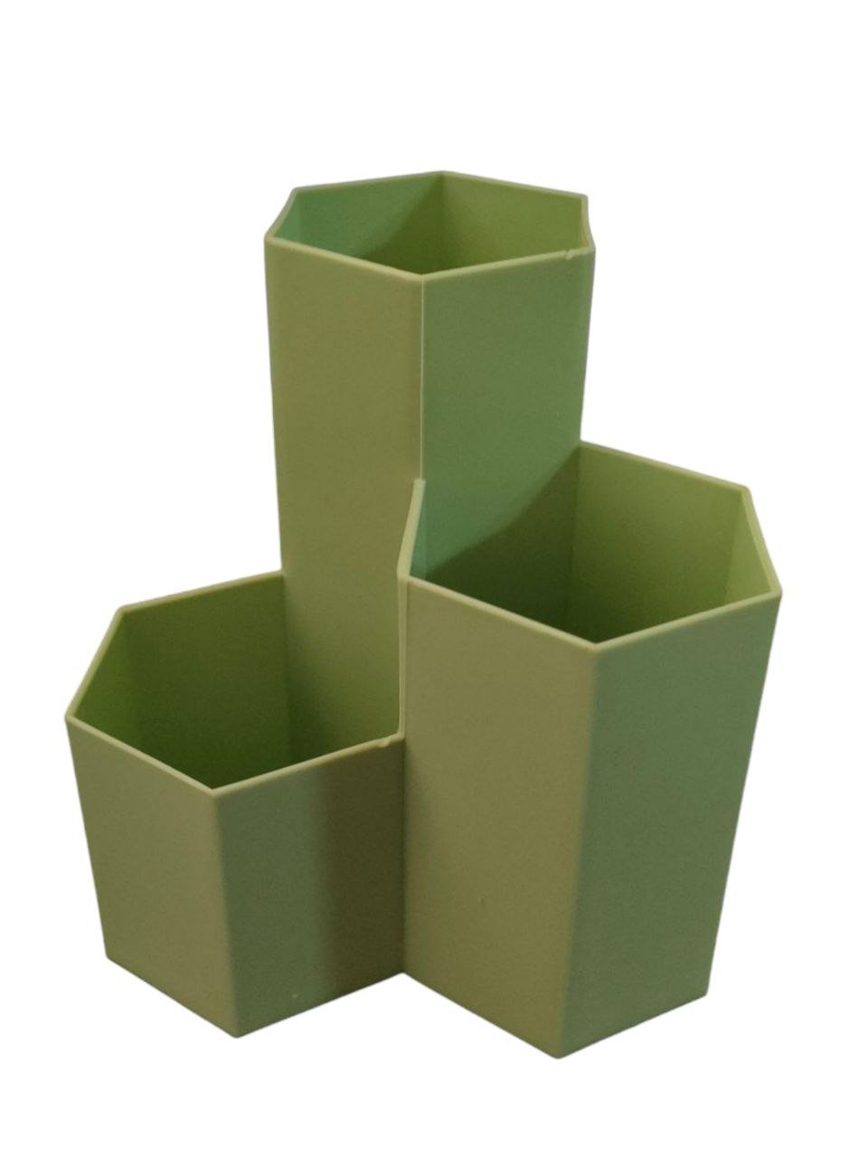 Hexagon Desk Pencil Holder Stand For Office Table Stand