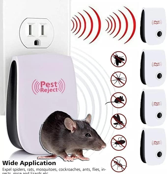 Pest Reject Electronic Ultrasonic Anti Insect Mosquito Mouse Killer Magnetic Repeller