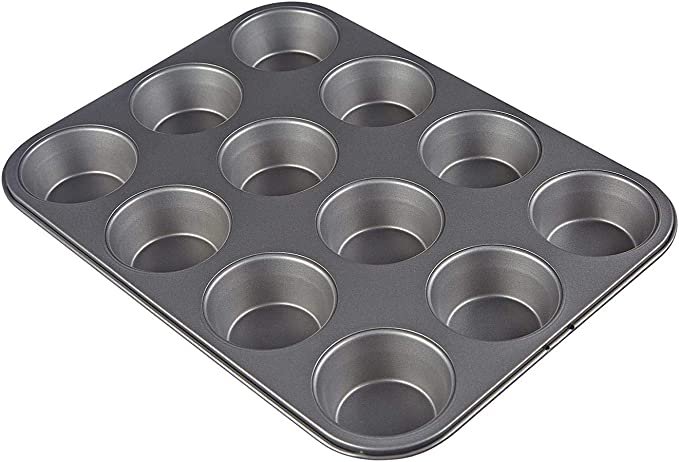 Muffin Cupcake Bake Mold Bakeware 12 Cups Dishwasher Safe Versatile Sturdy