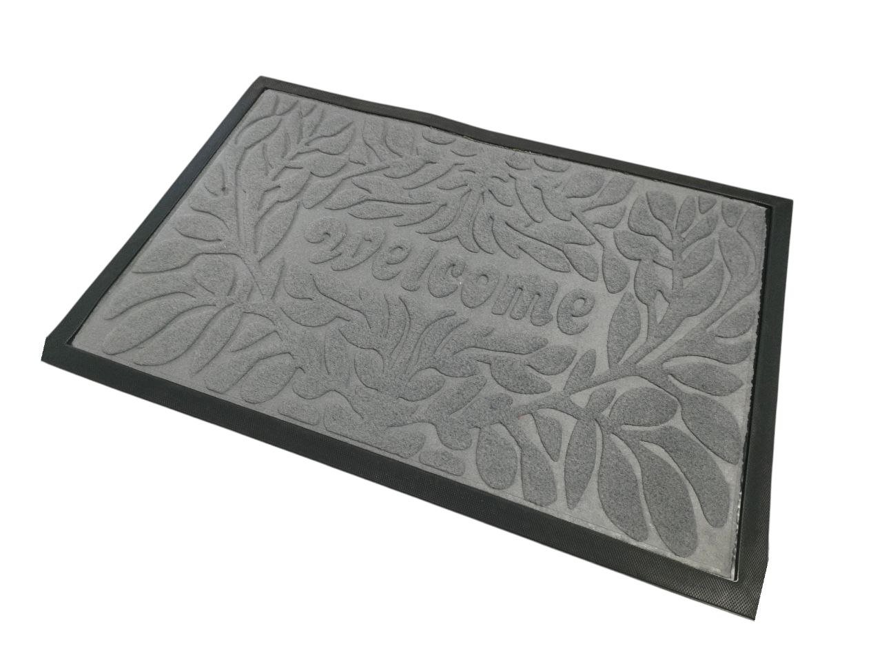 Welcome Mat Outdoor Indoor 60x40 All-Season Waterproof Front Door Mat, All-Weather Heavy Duty Doormat, Low Profile Porch Patio Entrance Mat, Non Slip Outside Mat