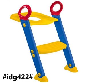 Seat with a ladder for installation on the base of the bathroom for children