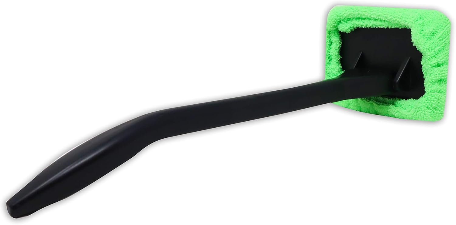 Glass mirror cleaning tool car windshield window cleaning mop,Windshield Cleaner with Microfiber Cloth, Handle and Pivoting Head