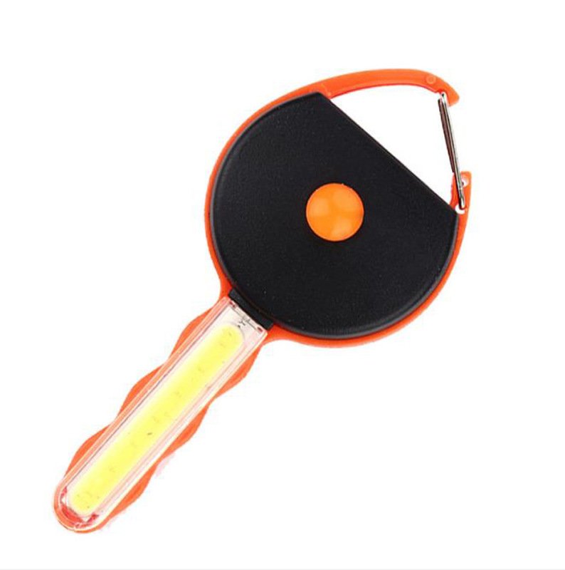 Mini Portable Light LED 3 Modes Keychain Lamp Camping Flashlight Safety Key Shape Multicolor Mini Torch Light