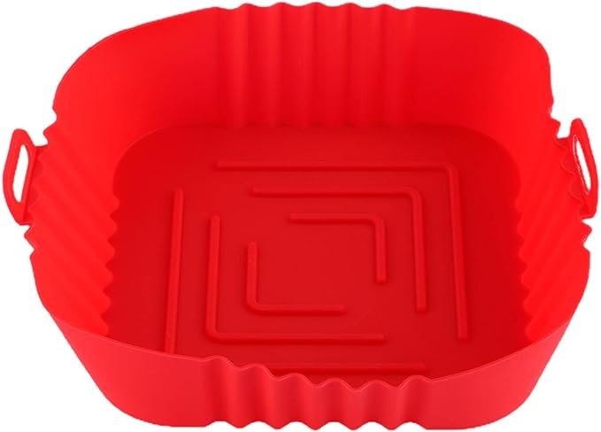 Air Fryer Silicone Pot Square Reusable Air Fryer Liners