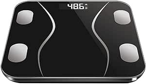 Supscale Rechargeable Digital Scale Fat Water Muscle Body Weight Meter Scale