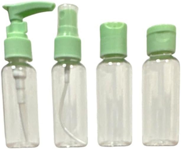 4 Pcs Travel Bottles Set  Air Travel Size Toiletries Liquid Containers