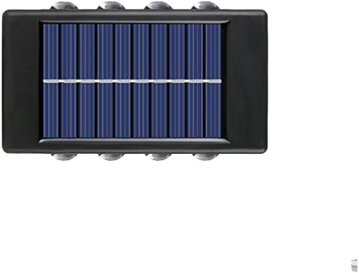 Outdoor Solar Wall Light, Solar Lights Outdoor Garden Wall Lamp 8 LED