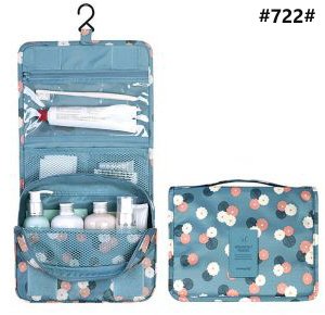 Toiletry Bag, Waterproof Hanging Cosmetic Bag Travel Cosmetic Kit Handle Organizer Bag with Hook for Women Girls