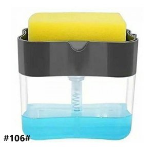 Soap Dispenser With sponge Holder for Kitchen Bathroom