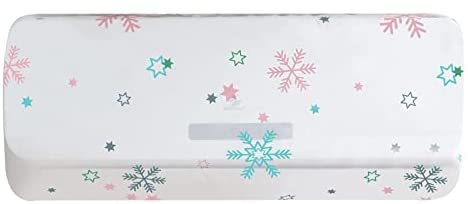 Dust-proof Air Conditioner Cover Small Fresh Edition Indoor Wall-mounted Air Conditioning Full-package moisture-proof PEVA Random Drawing -86 * 31 * 20 cm