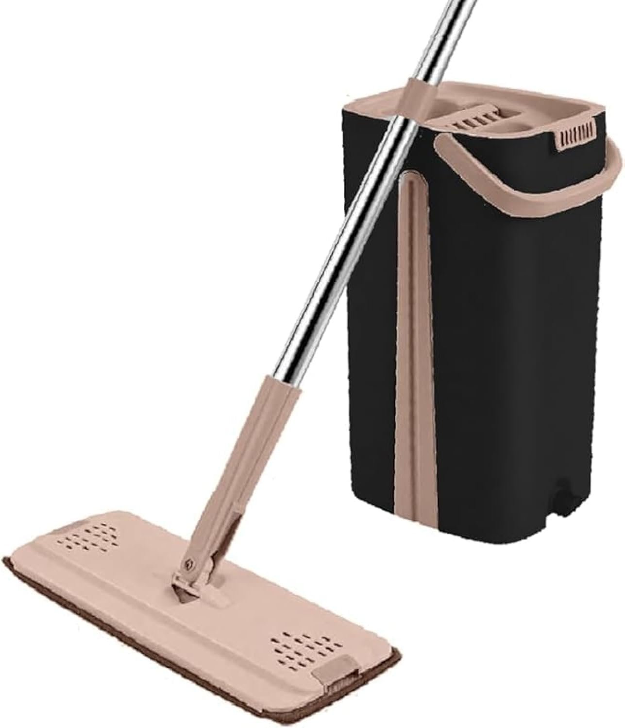 Automatic Mop And Bucket Avoid Hand Washing Microfiber Cleaning Cloth Kitchen