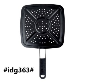 Square Burning Rice Preventer with Stainless Steel Handle