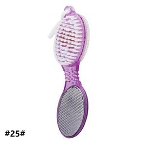 4 in 1 Foot File - Multifunctional Foot Cleansing Brush Callus Remover Pumice Stone Pedicure Care Tool with Dull Polish Remover Hard Skin on Feet